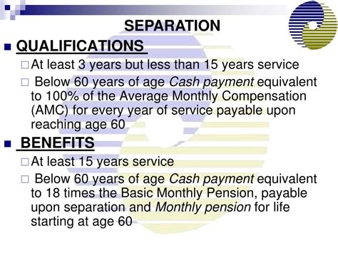 Retirement Benefit – Government Service Insurance System.